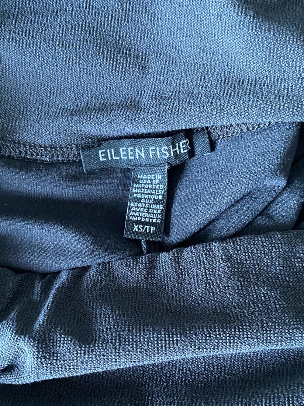 Eileen Fisher Pull-On Straight Leg Pants Dark Gray XS - Picture 7 of 9